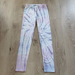 Gap Girls Purple Tie-Dye Leggings Girl's Size Medium / 8